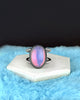 Color-shifting Dragon's Egg Glass Orbit Rings - 6 Available