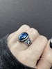 Rose Cut Labradorite "Signal" Ring - Size 6