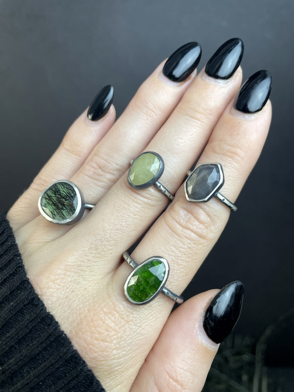 Assorted Forest-Tone Rings - 1 left