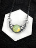 Uranium Glass Illusion Necklace - 1 available