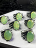 Uranium Glass Illusion Rings - 7 available