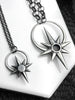 Silver and Moissanite Spark Necklaces in 2 Sizes - 5 available