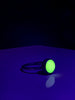 Round Uranium Glass Rings - 2 Stone Styles Available