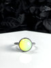 Round Uranium Glass Rings - 2 Stone Styles Available