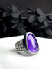 Amethyst Creeper Ring - Size 6.5