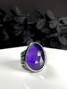 Amethyst Creeper Ring - Size 8.5