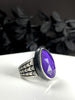 Amethyst Creeper Ring - Size 8.5