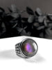 Purple Labradorite Creeper Ring - Size 7