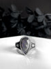 Purple Labradorite Meteor Ring - Size 11