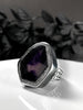 Glow in the Dark Atomic Apex Amethyst Creeper Ring - Size 9