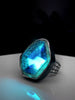 Glow in the Dark Atomic Apex Amethyst Creeper Ring - Size 9