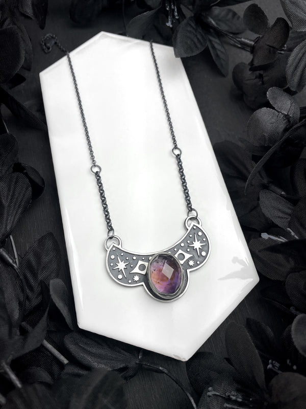 Smoky Amethyst Intuition Necklace