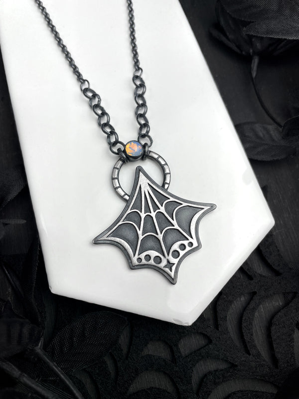 Vintage Glass Starweaver Necklace