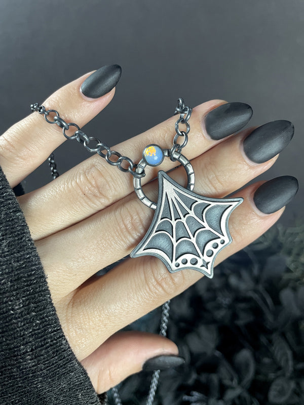 Vintage Glass Starweaver Necklace