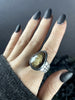 Chocolate Sapphire Creeper Ring - Size 9