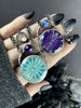 Vintage Pinwheel Glass Necklaces - 2 available