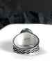 Blue Oval Glass Firewalk Ring - 5 left