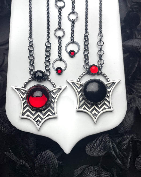 Lodge Wing Necklaces - 1 left: black onyx