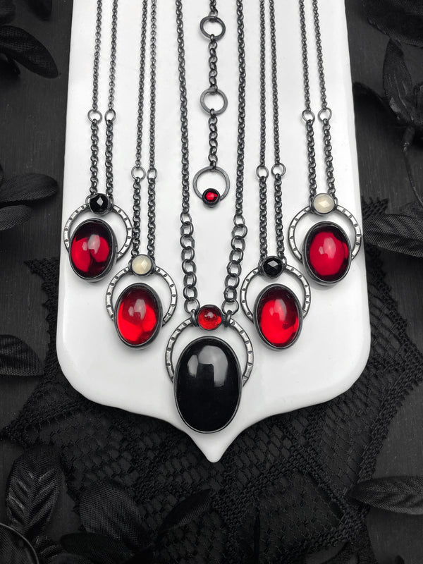 Red Orbit Necklaces - 1 left: C