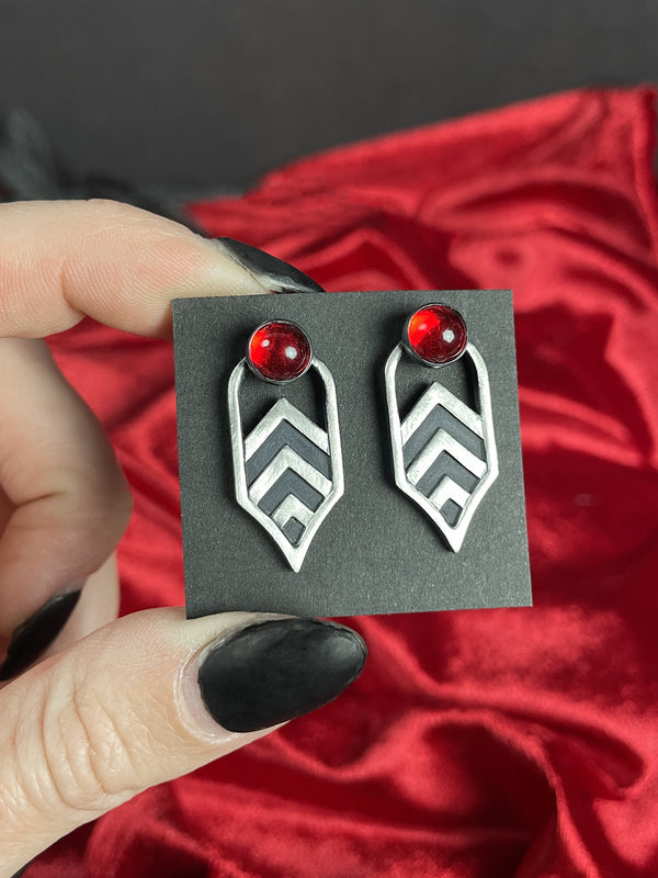 Interference Earrings - 2 left (hooks only)