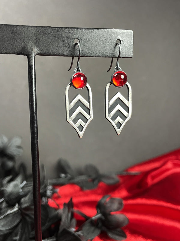 Interference Earrings - 2 left (hooks only)