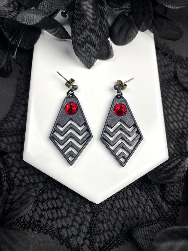 Dark Matter Red Room Earrings - 6 pairs available