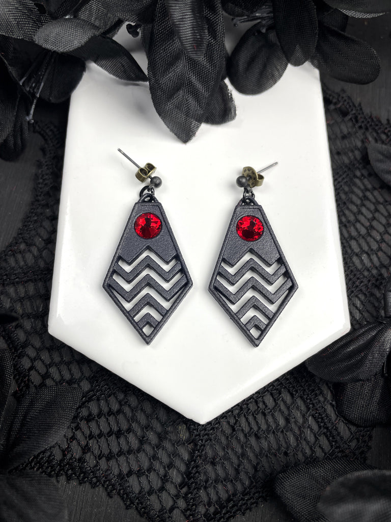 Dark Matter Red Room Earrings - 6 pairs available