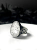 Purple Glow Rutile Quartz Illusion Ring - Size 8