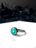 Rose-Cut Amazonite Ring - Size 6.5