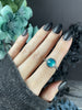 Rose-Cut Amazonite Ring - Size 6.5