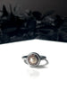 Rose-Cut Chocolate Sapphire Ring - Size 7