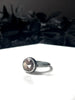 Rose-Cut Chocolate Sapphire Ring - Size 7