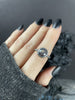 Rose-Cut Chocolate Sapphire Ring - Size 7