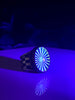 Glow in the Dark Sunburst Glass Illusion Ring - Size 5