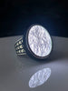 White Glow Rutile Quartz Creeper Ring - Size 7.5