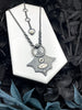 Star Weaver Necklace with Black Spinel
