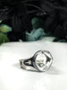 Herkimer Quartz "Meteor" Style Ring - Size 10