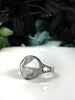 Herkimer Quartz "Meteor" Style Ring - Size 10