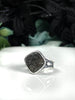 Midnight Quartzite "Meteor" Style Ring - Size 8