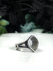 Midnight Quartzite "Meteor" Style Ring - Size 8