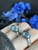 Vintage Glass Starlite Rings - Sizes 6.5 & 7.5