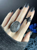 Midnight Quartzite Orbit Ring- Size 9