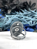 Midnight Quartzite Orbit Ring- Size 9