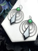 Hematite & Chrysoprase "Signal" Earrings