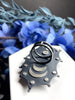 Midnight Quartzite Space Creature Statement Ring - Size 7