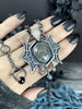 "Starbird" Metamorphosis Necklace with Midnight Quartzite & Druzy