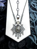 "Starbird" Metamorphosis Necklace with Midnight Quartzite & Druzy