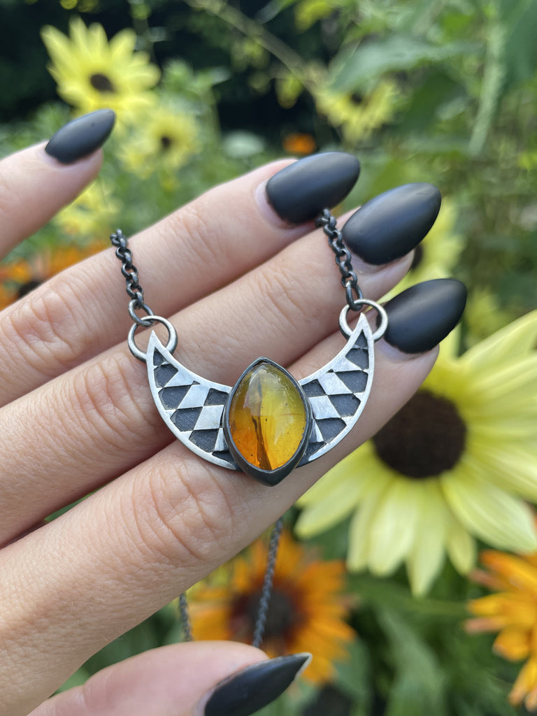 Amber Illusion Necklace