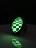Green Glowing Quartz Illusion Ring - Size 7