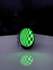 Yellow Glowing Quartz Illusion Ring - Size 5.5